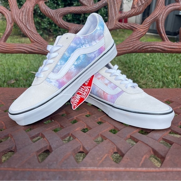 NWT 𝅺VANS Off The Wall Ward Heart Tie Dye Low Top Sneakers - Picture 6 of 10